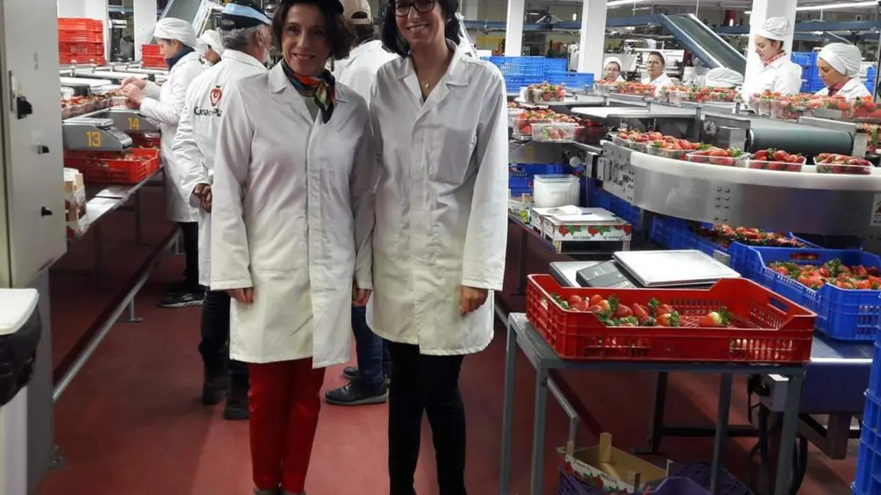 Visita de Roc&iacute;o Ruiz a Cuna de Platero. - VH