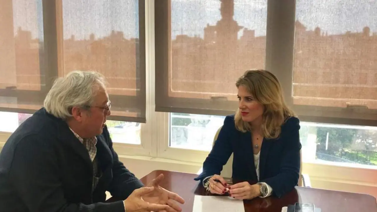 Ana Mestre con Manuel  Holgado. - JA