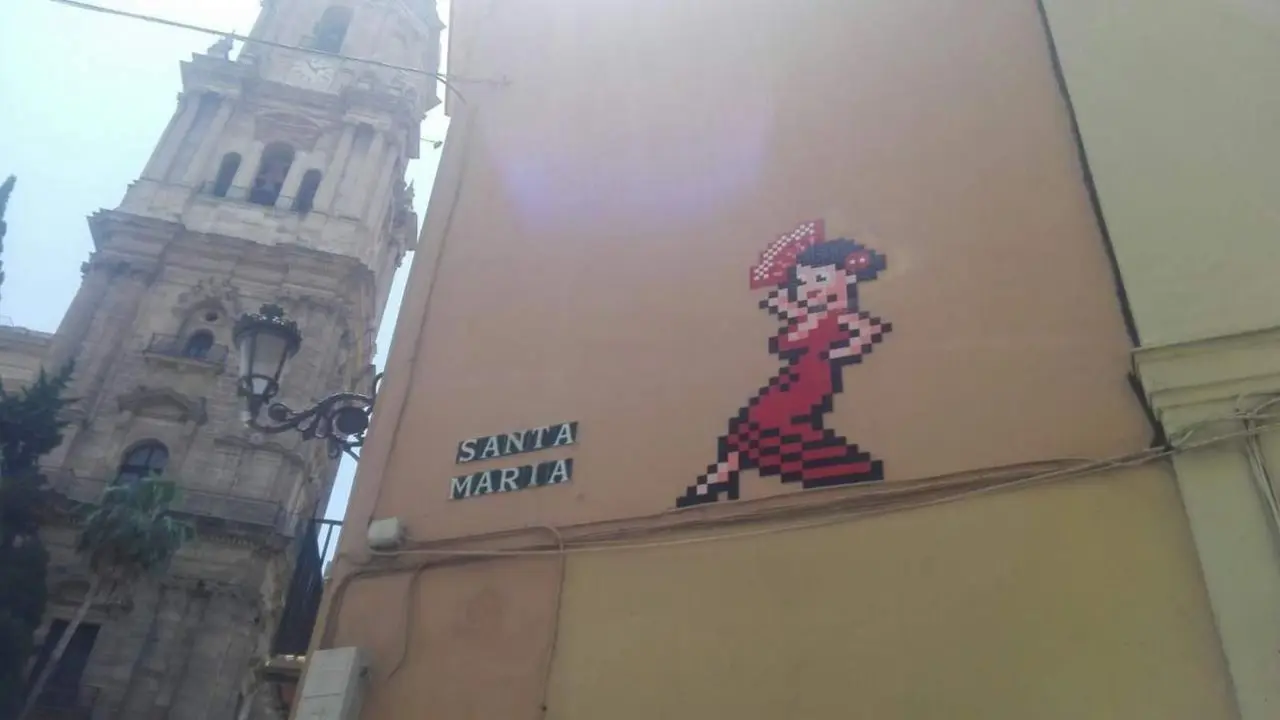 Mosaico de Invader. - VM