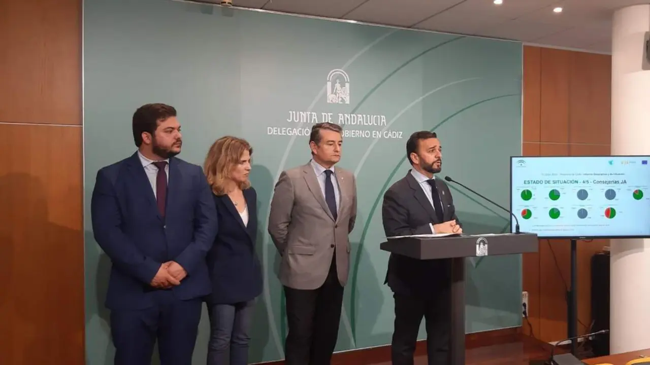 Una imagen de la rueda de prensa.  - Andaluc&iacute;a Informaci&oacute;n