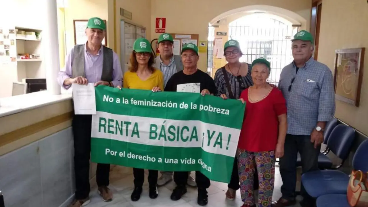 Entrega de un nuevo escrito de Renta B&aacute;sica. - olmedilla