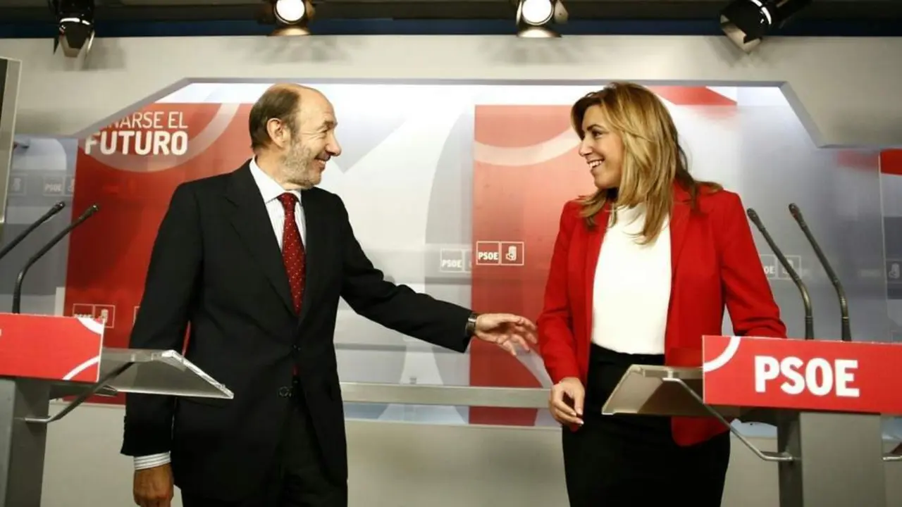 D&iacute;az y Rubalcaba. - Europa Press