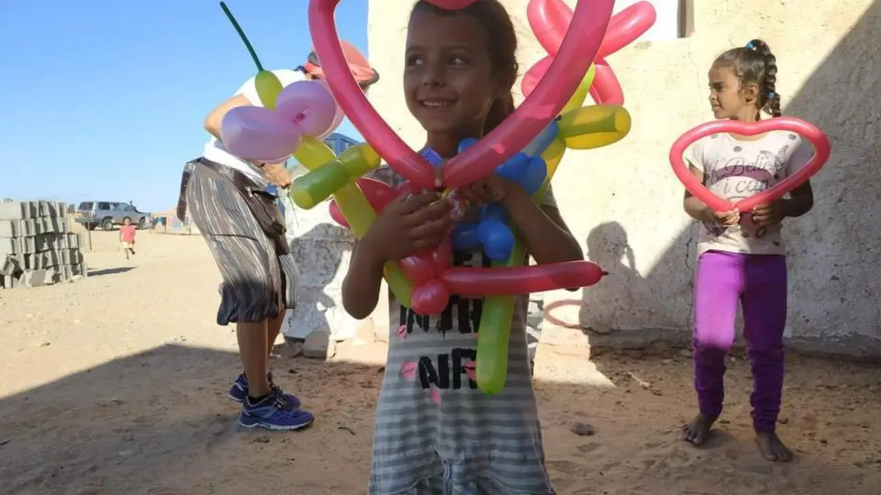 Un campamento saharaui. - Viva