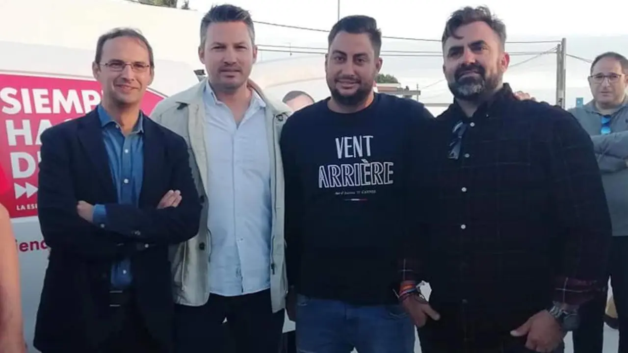 V&iacute;ctor Mora, Jero Osorio, Ismael Mosquera e Isidoro Mar&iacute;n - A. I.