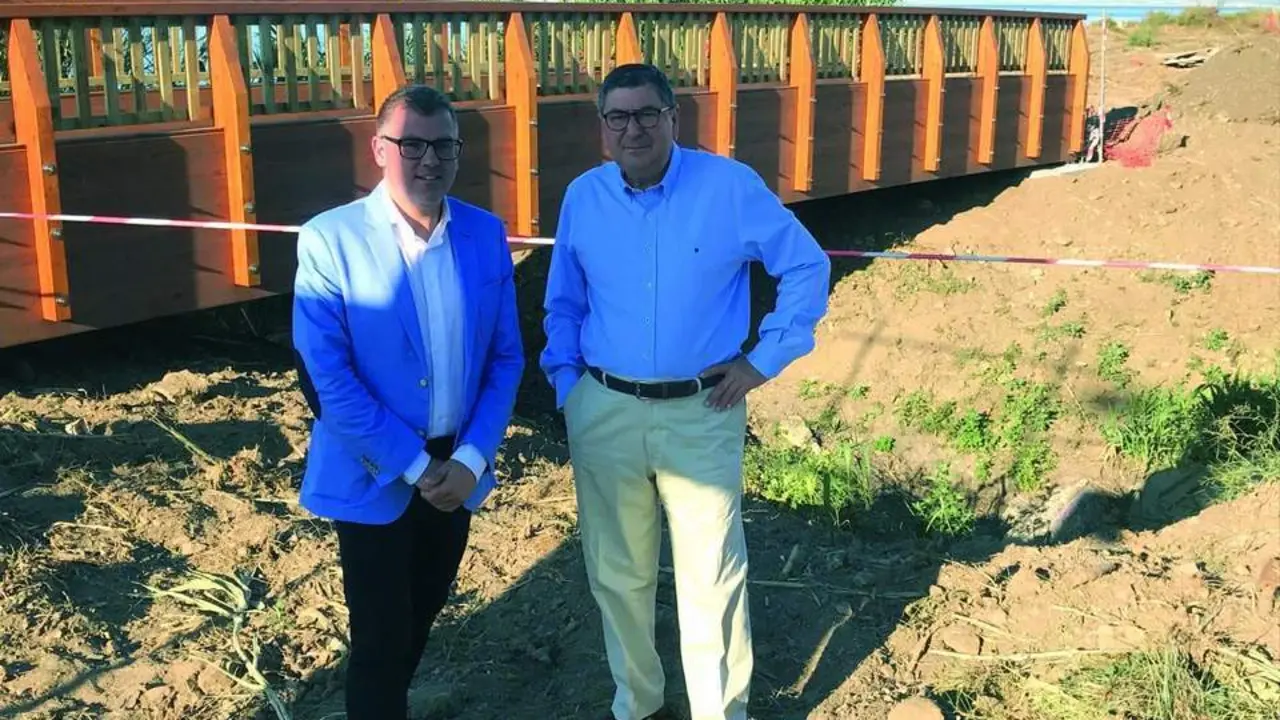 Visita a las obras de la Senda Litoral - Viva M&aacute;laga