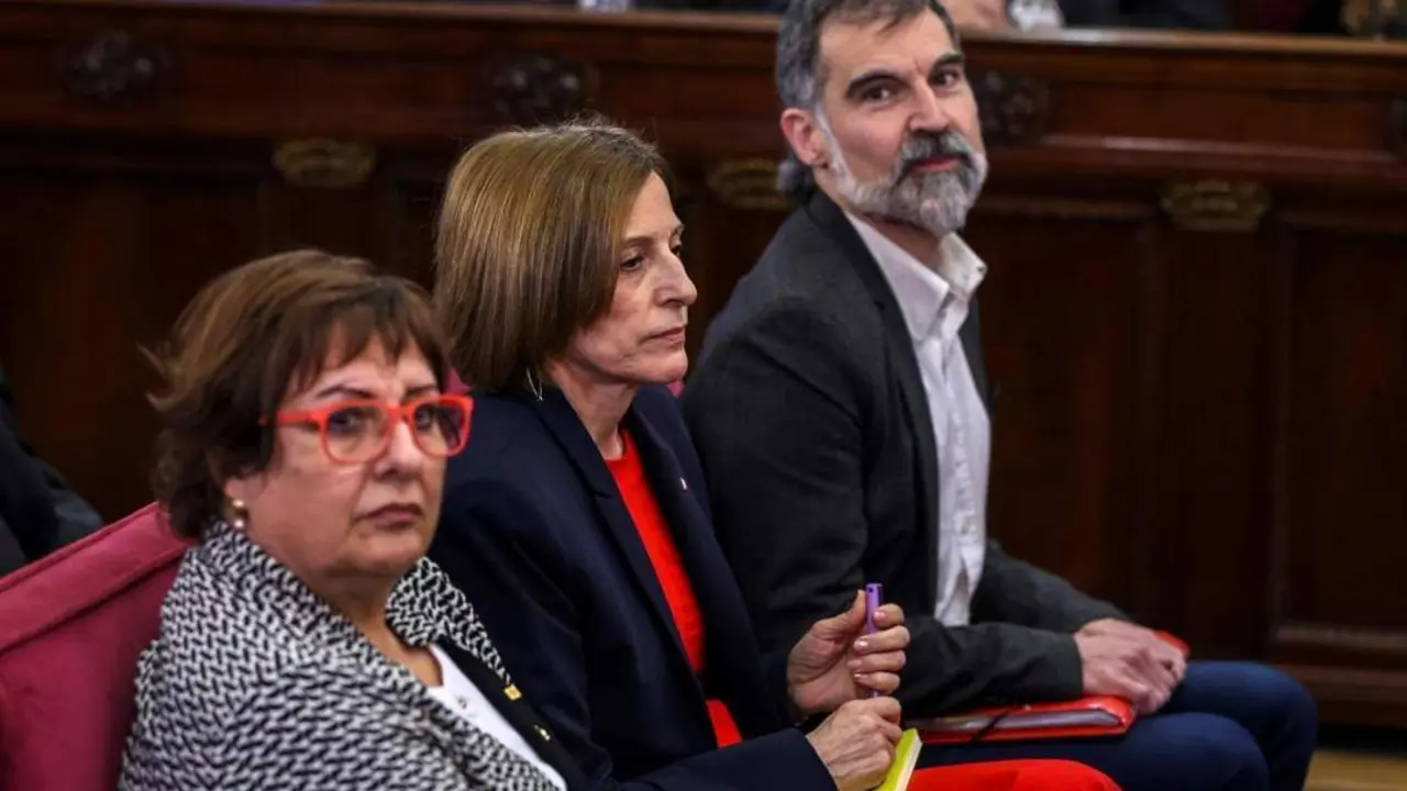 Cuixart y Carme Forcadell. - Europa Press