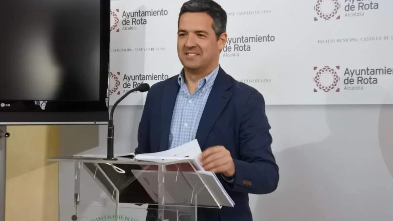 Javier Ruiz Arana, alcalde de Rota. - O. P.
