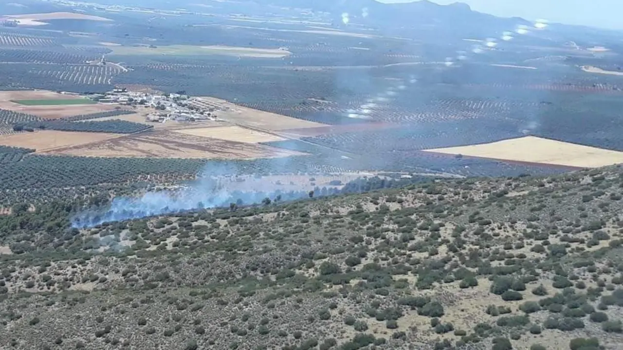  Incendio en Mollina. - plan infoca