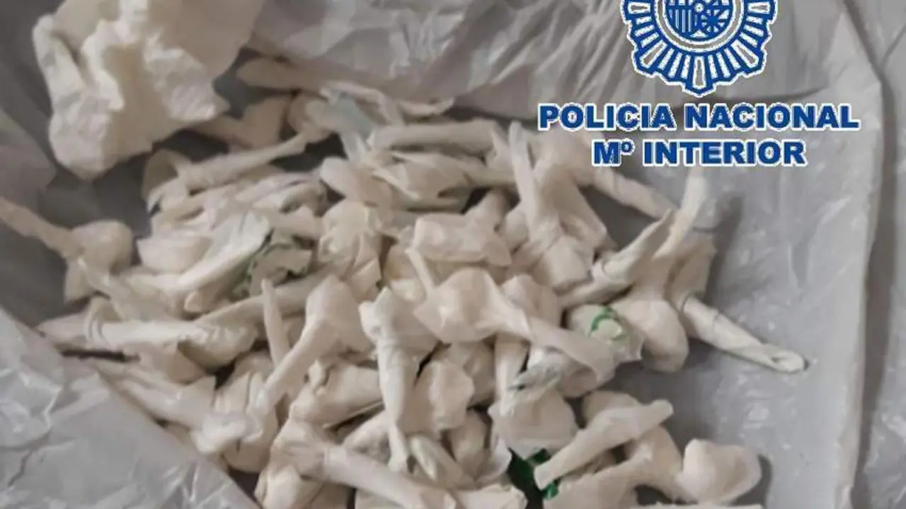 Droga intervenida.  - VM