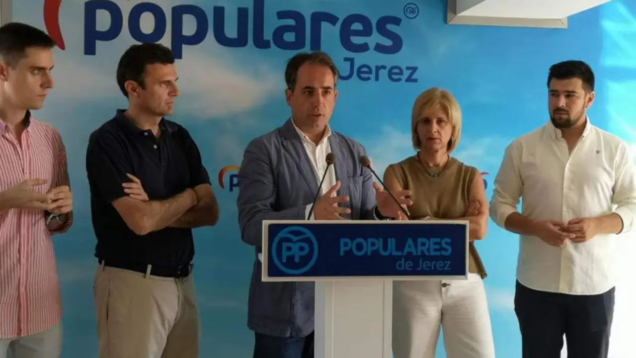 Salda&ntilde;a en una rueda de prensa reciente - PP