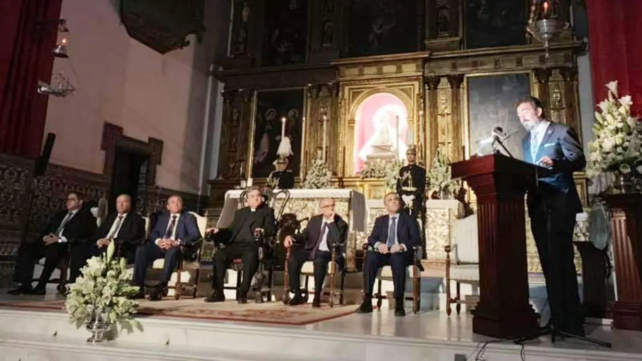 Un momento del preg&oacute;n que ofreci&oacute; Julio J. Rodr&iacute;guez Cedillo - A. I.