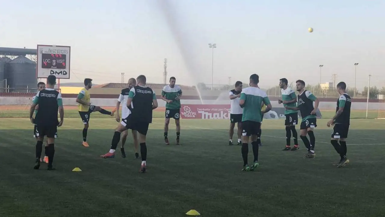 El Atl&eacute;tico Sanluque&ntilde;o antes del partido - ASCF