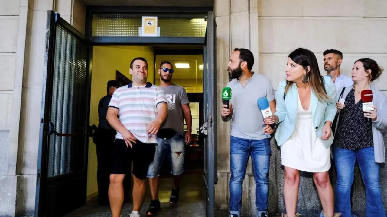 La Manada, en los tribunales. - EFE