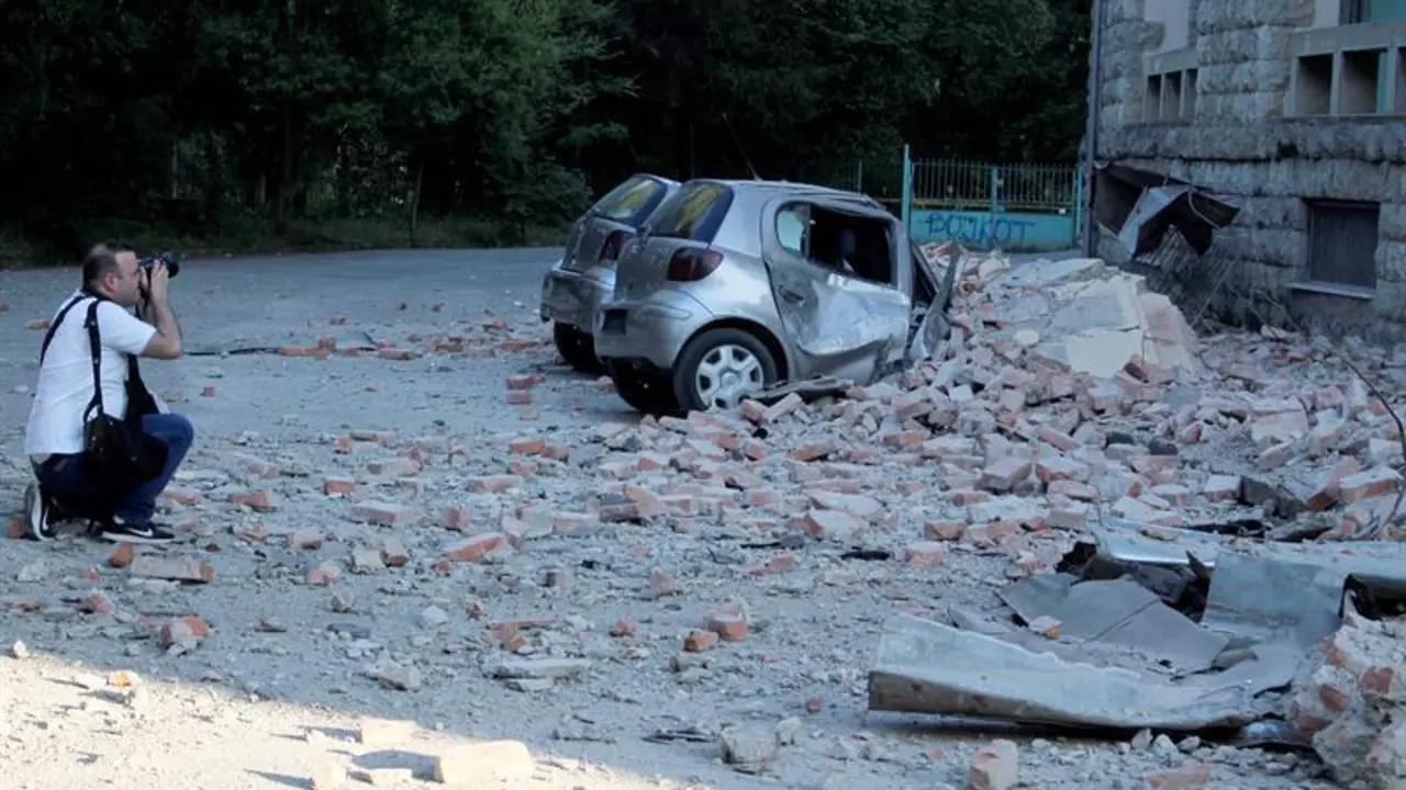 Efectos del terremoto. - EFE