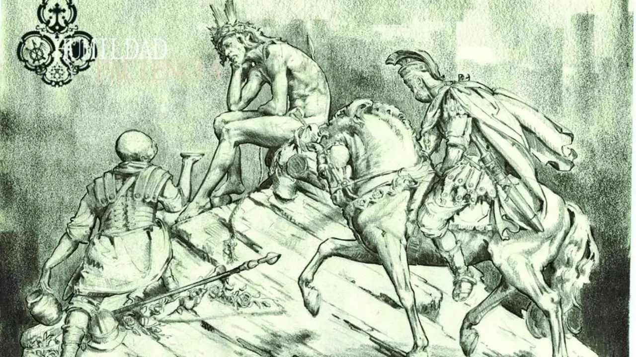 Dise&ntilde;o de Jos&eacute; Mar&iacute;a Ruiz Montes para la Hermandad. - Humildad y Paciencia