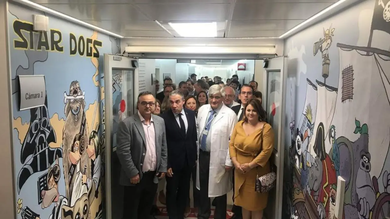 El Hospital Materno Infantil inaugura la nueva planta de oncohematolog&iacute;a pedi&aacute;trica en la que cada a&ntilde;o ingresan 500 menores. - vm