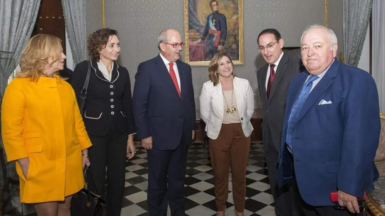 S&aacute;nchez Rojas y Gonz&aacute;lez de Lara en una visita a Diputaci&oacute;n - DPC