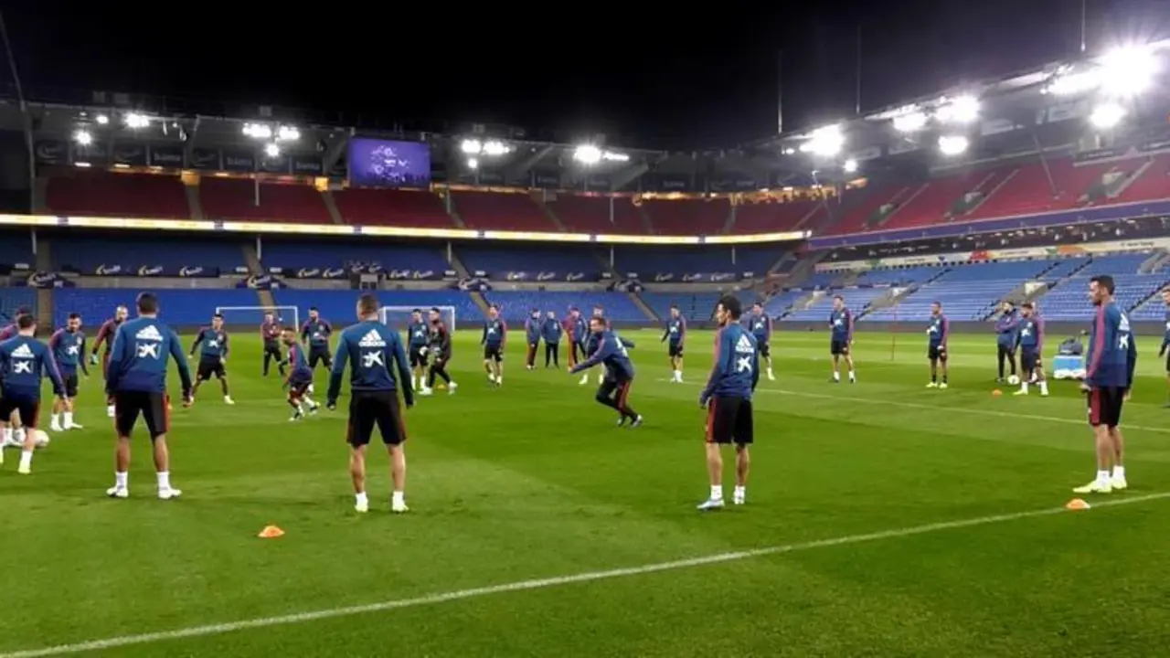 Entrenamiento. - EFE