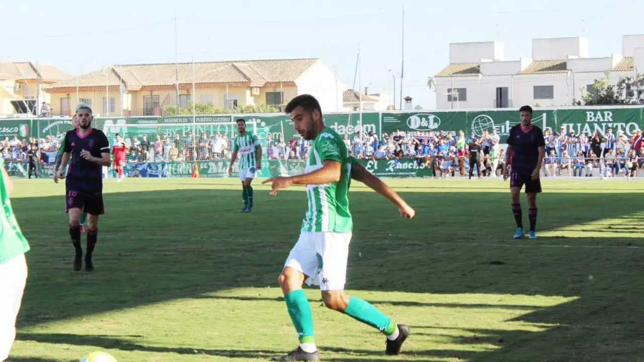 Antonio del Moral en el partido ante el Recreativo de Huelva - Ra&uacute;l J. Bustillos