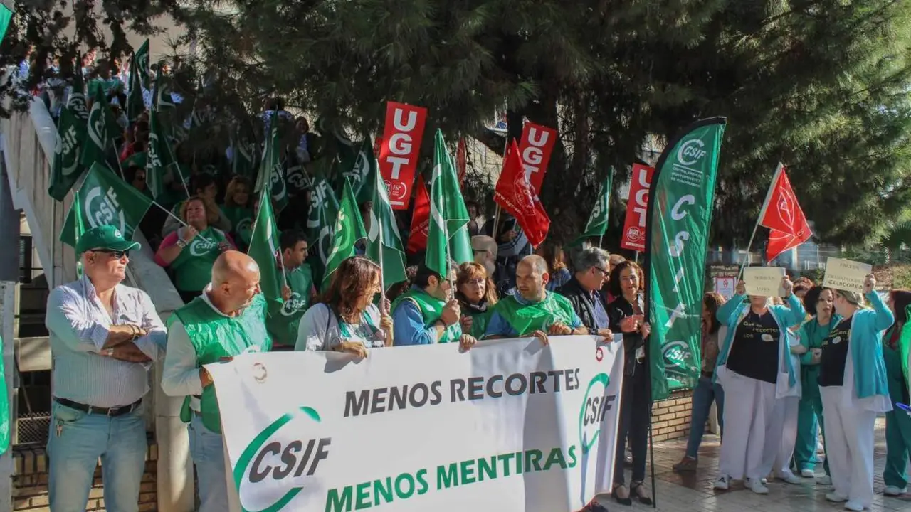 Nueva protesta contra la falta de personal en los centros de salud y hospitales de M&aacute;laga. - csif