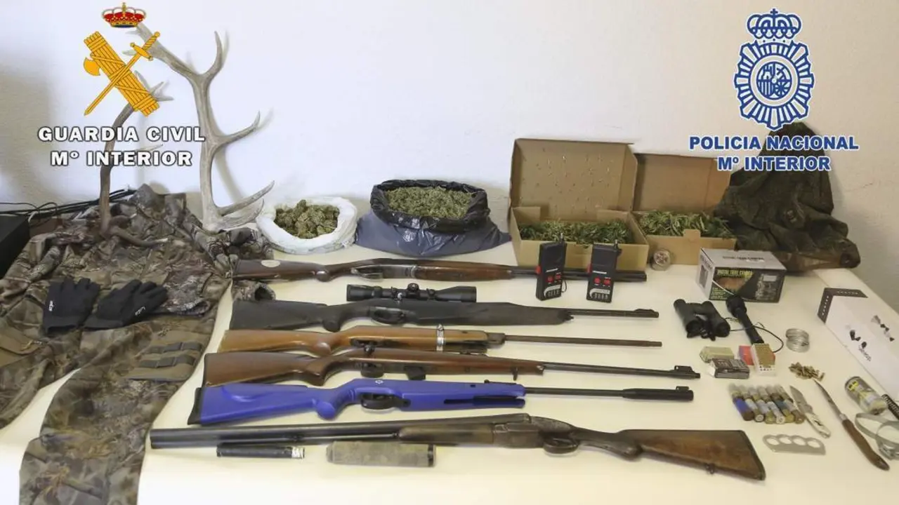 Armas intervenidas. - AI