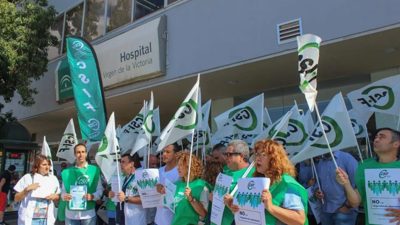 Imagen de archivo de una protesta de CSIF. - VM