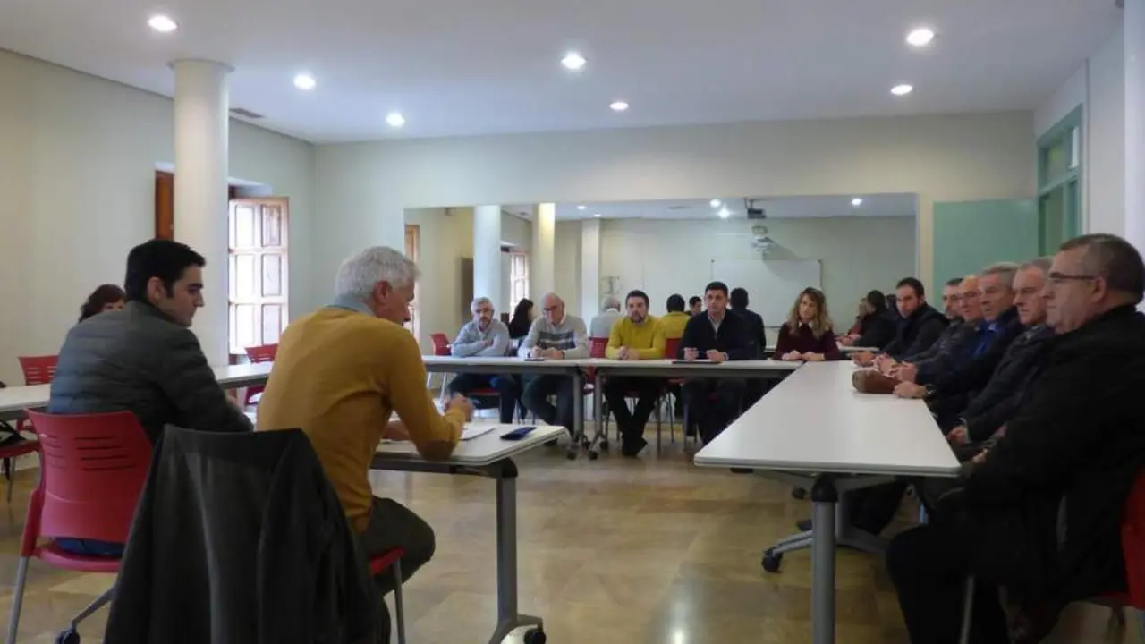 Reuni&oacute;n con expositores de Alcal&aacute; Muestra.  - 