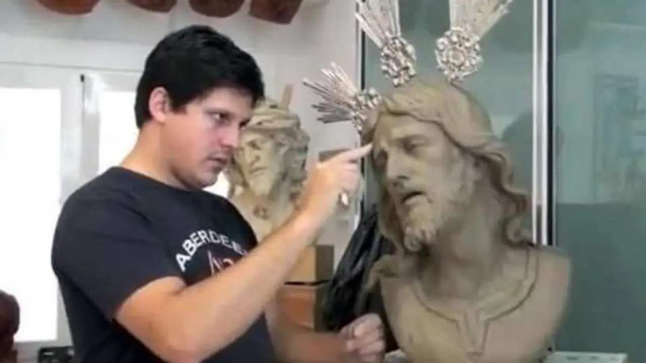 El escultor Fernando Aguado.  - Andaluc&iacute;a Informaci&oacute;n
