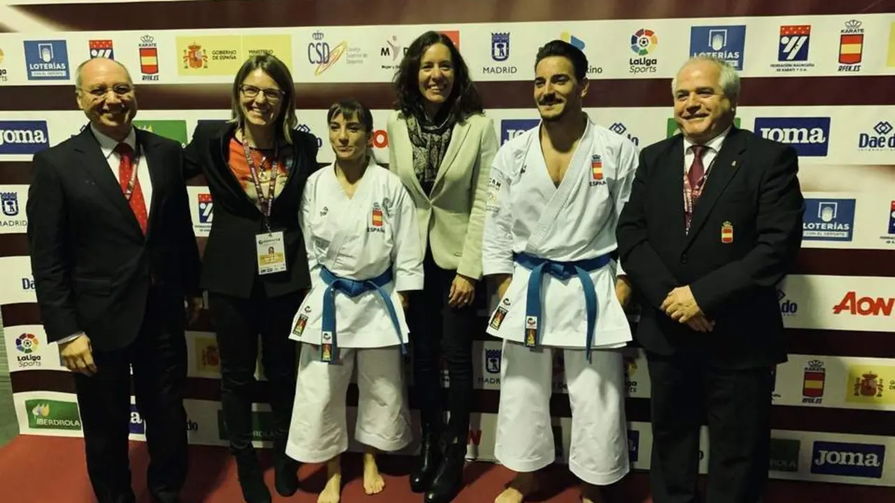 Los karatecas Sandra S&aacute;nchez y Dami&aacute;n Quintero. - VIVA M&Aacute;LAGA
