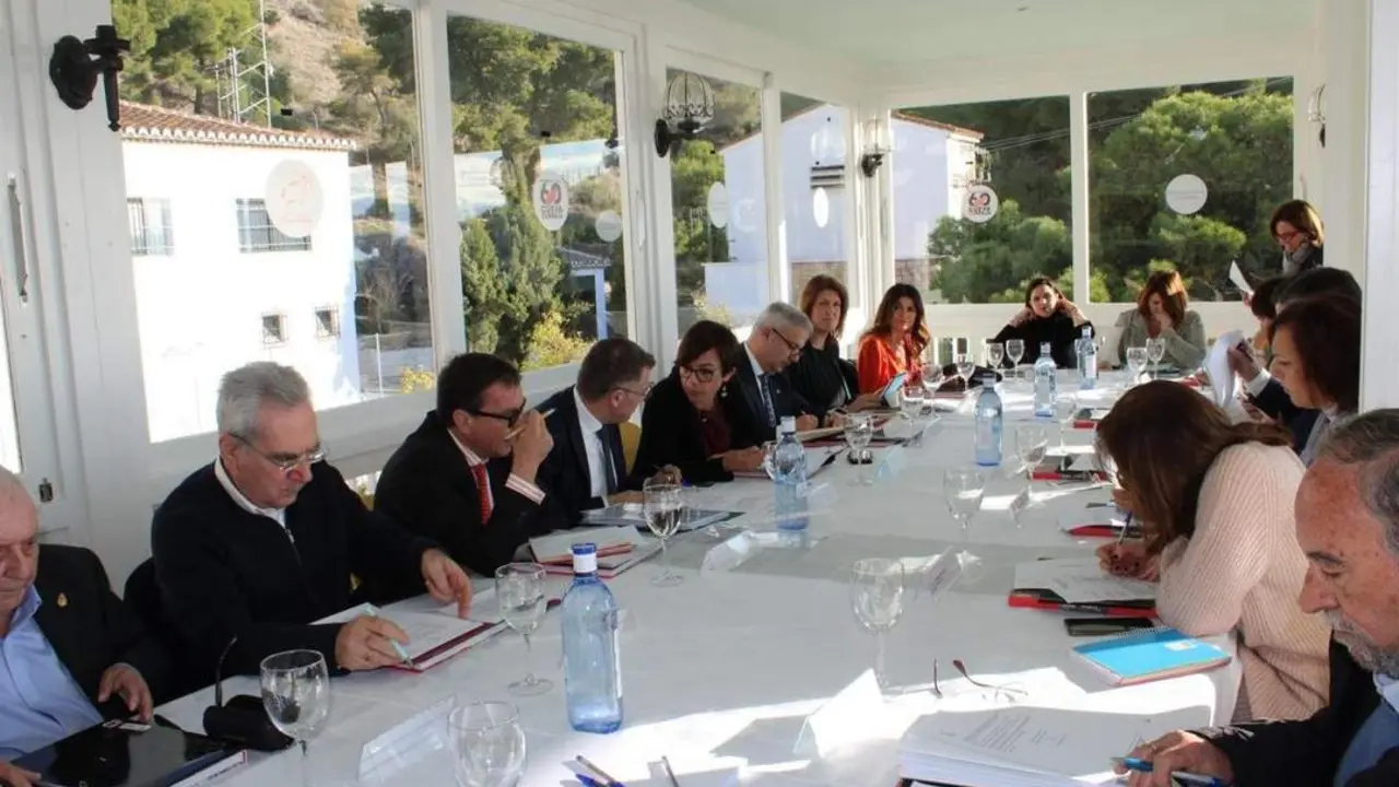 Junta Plenaria de la Fundaci&oacute;n Cueva de Nerja. - VM