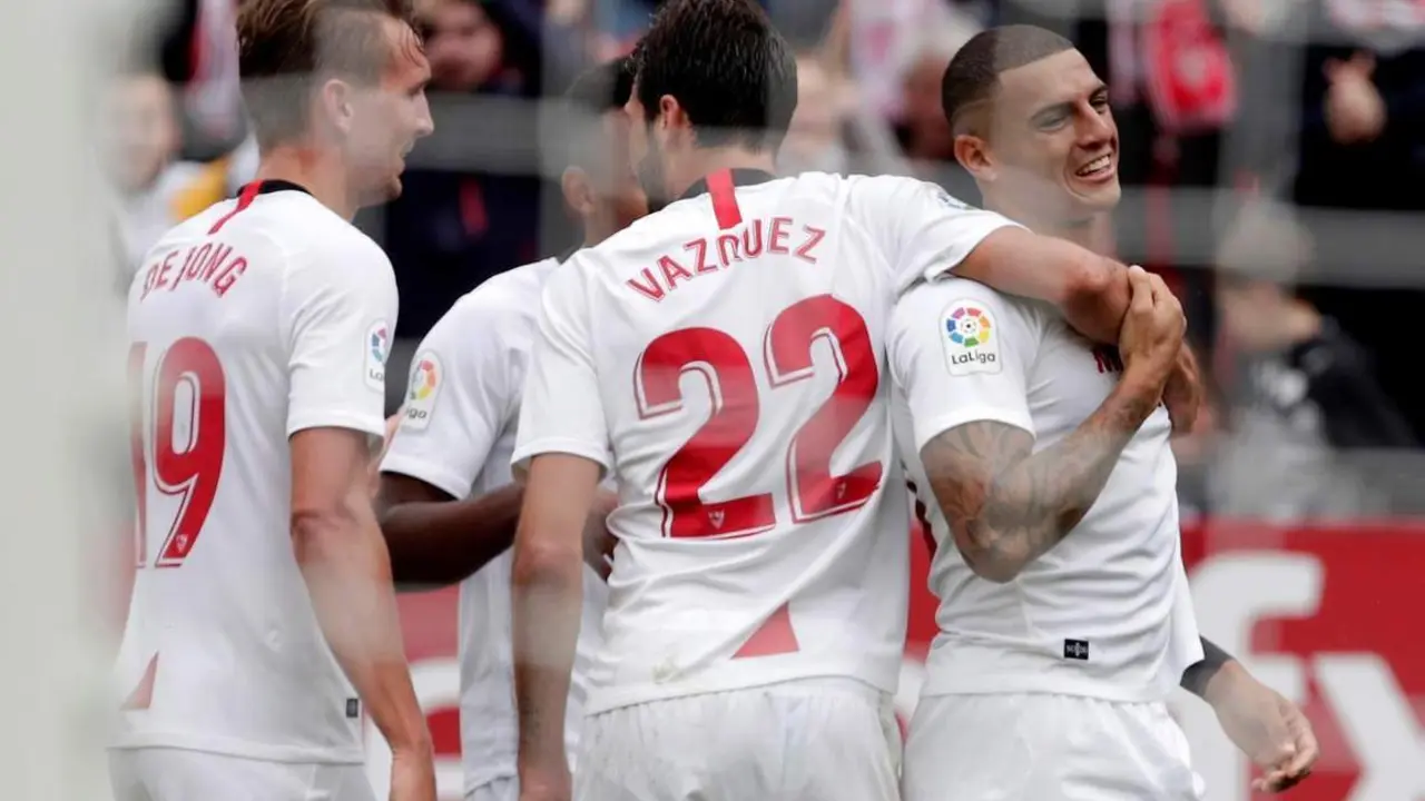 Victoria ag&oacute;nica del Sevilla ante el Legan&eacute;s en el Pizju&aacute;n (1-0)