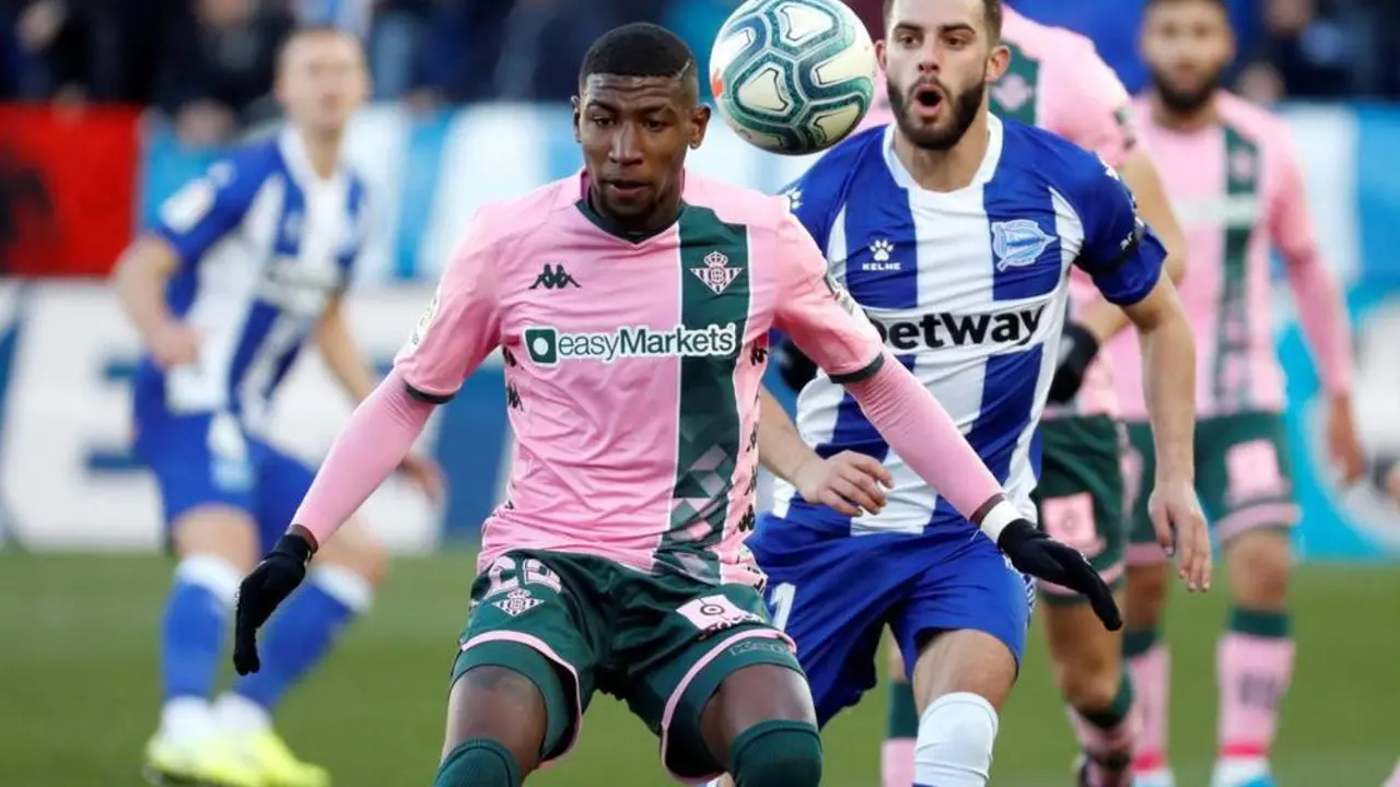 Emerson Da Souza en el partido ante el Alav&eacute;s de la pasada jornada. - efe