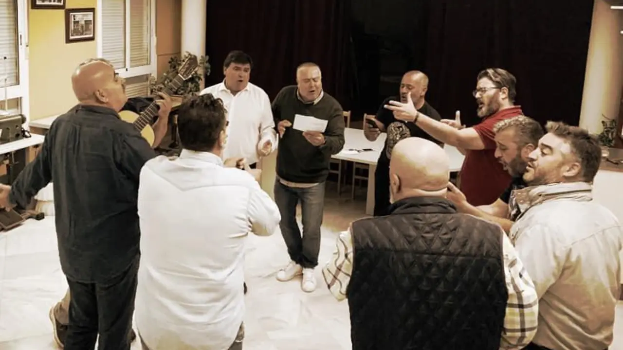 Ensayo de la chirigota &lsquo;Los tocaos&rsquo;. - VH