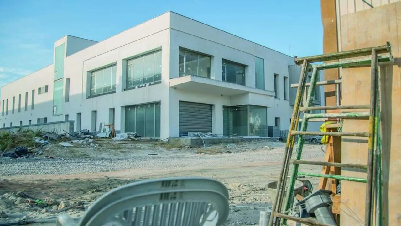 Estado actual del futuro edificio de la Jefatura de la Polic&iacute;a local - Rafael Dom&iacute;nguez