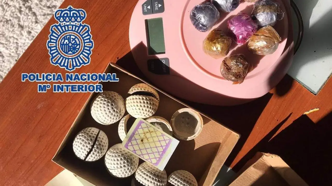 La droga intervenida. - VM