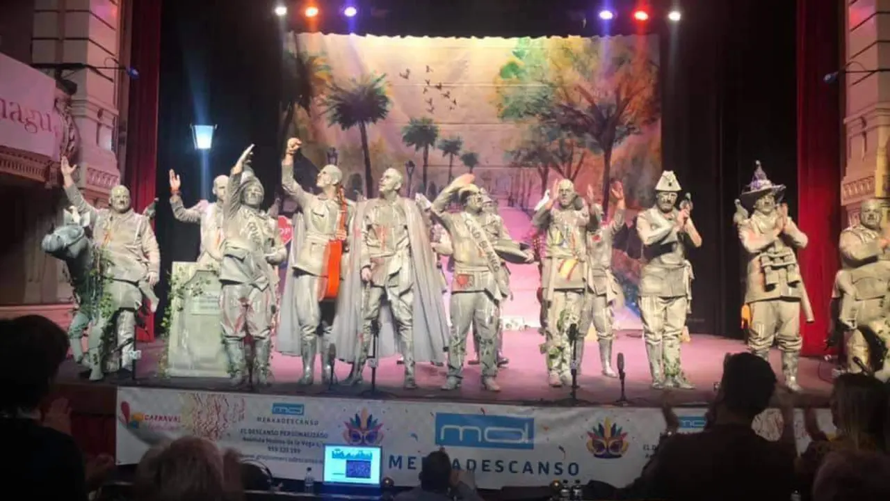 Agrupaci&oacute;n en el  Gran Teatro el a&ntilde;o pasado. - VH