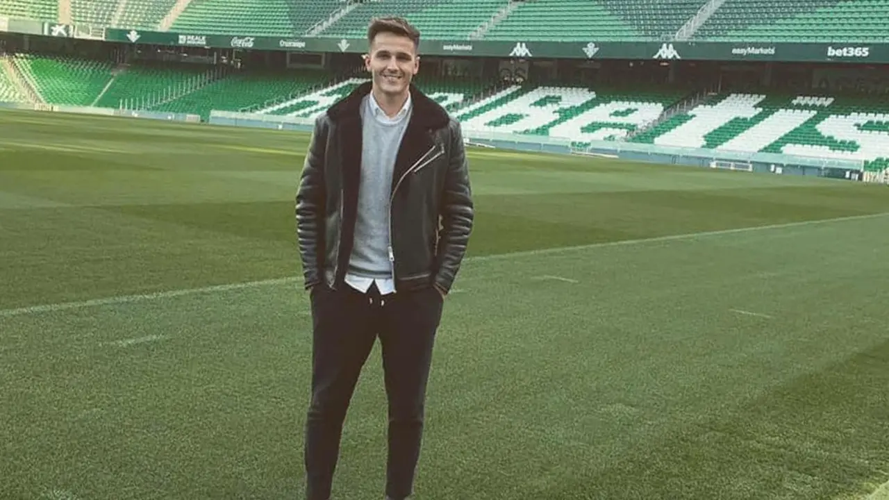 Luis Mart&iacute;nez, en el Estadio del Betis - A. I.