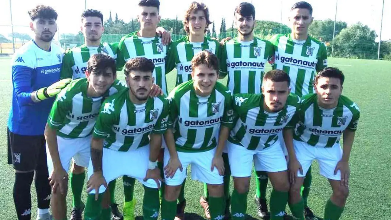 Once inicial del equipo juvenil A el Atl&eacute;tico Sanluque&ntilde;o - Juan Antonio Vidal
