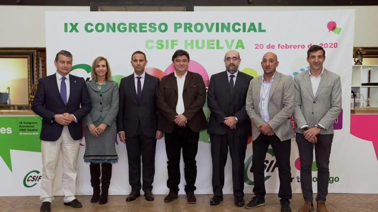 Autoridades en la clausura del Congreso Provincial de CSIF. - VH