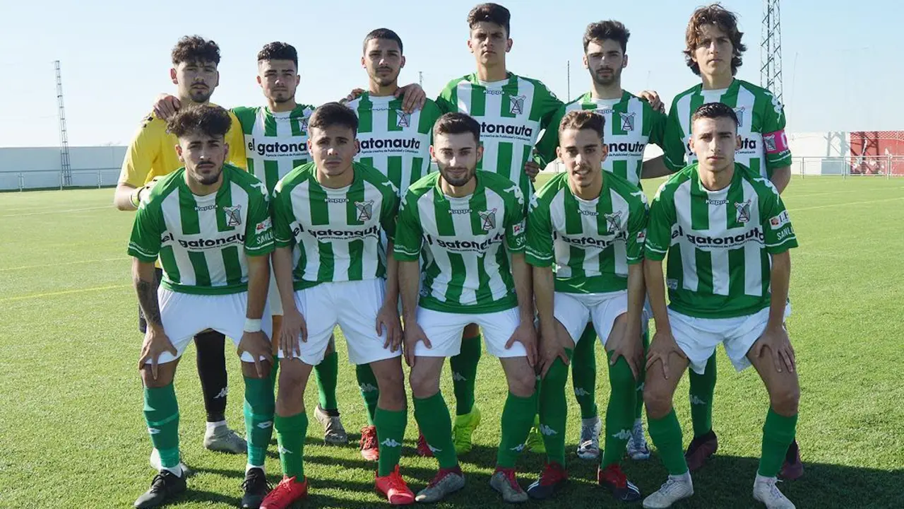 Once inicial que present&oacute; el equipo juvenil A del Atl&eacute;tico - Paco Bernal