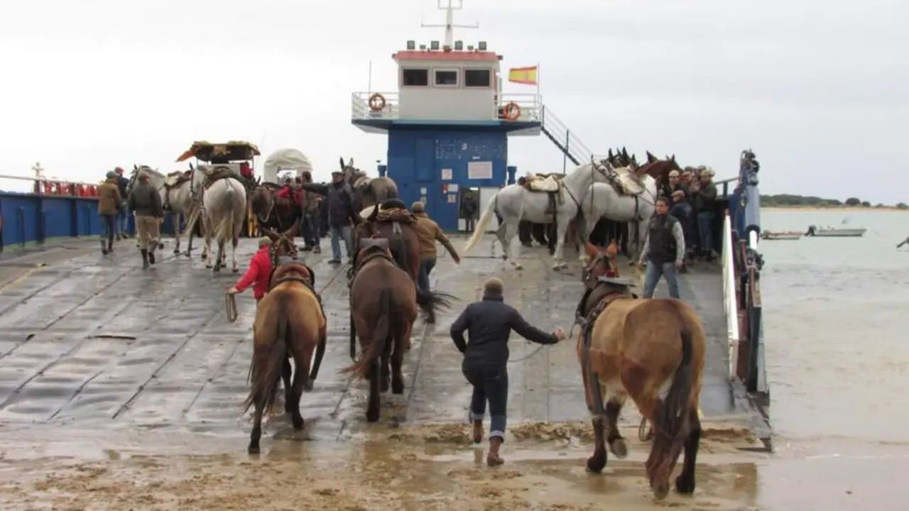Embarque en Bajo de Gu&iacute;a. - Ra&uacute;l J. Bustillos.