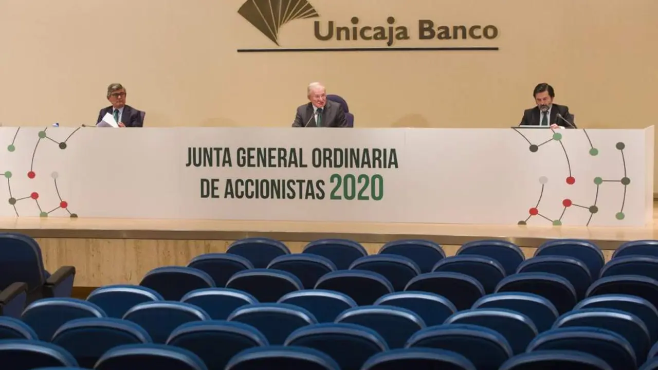 La asamblea se celebr&oacute; telem&aacute;ticamente. - Unicaja
