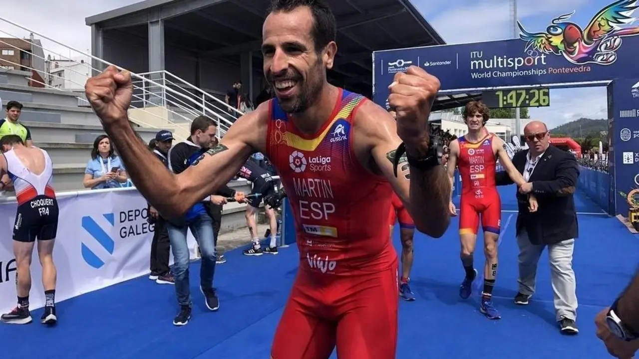 El duatleta espa&ntilde;ol Emilio Mart&iacute;n. - EUROPA PRESS