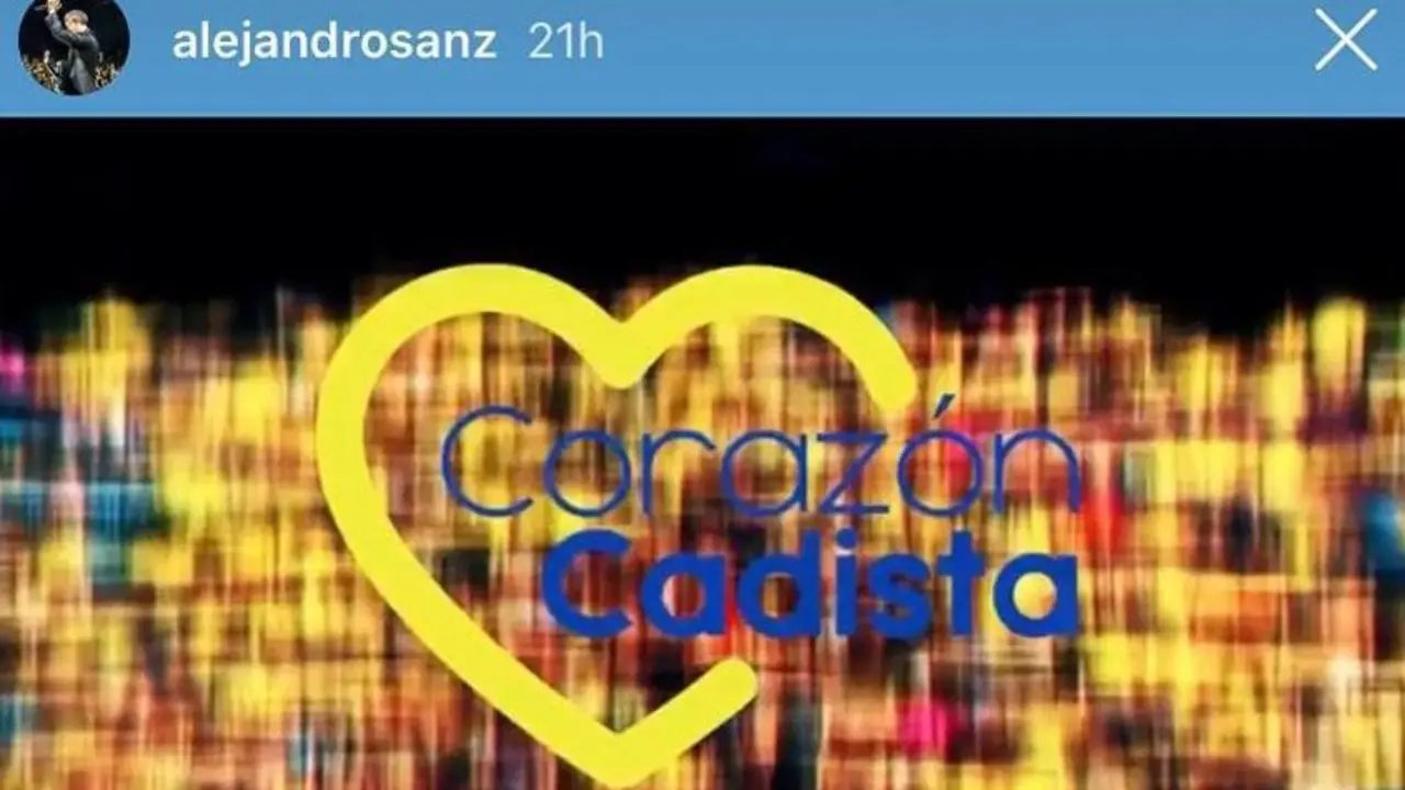 Alejandro Sanz comparti&oacute; la cabecera de 'Coraz&oacute;n Cadista' de 7TV Andaluc&iacute;a en redes - 