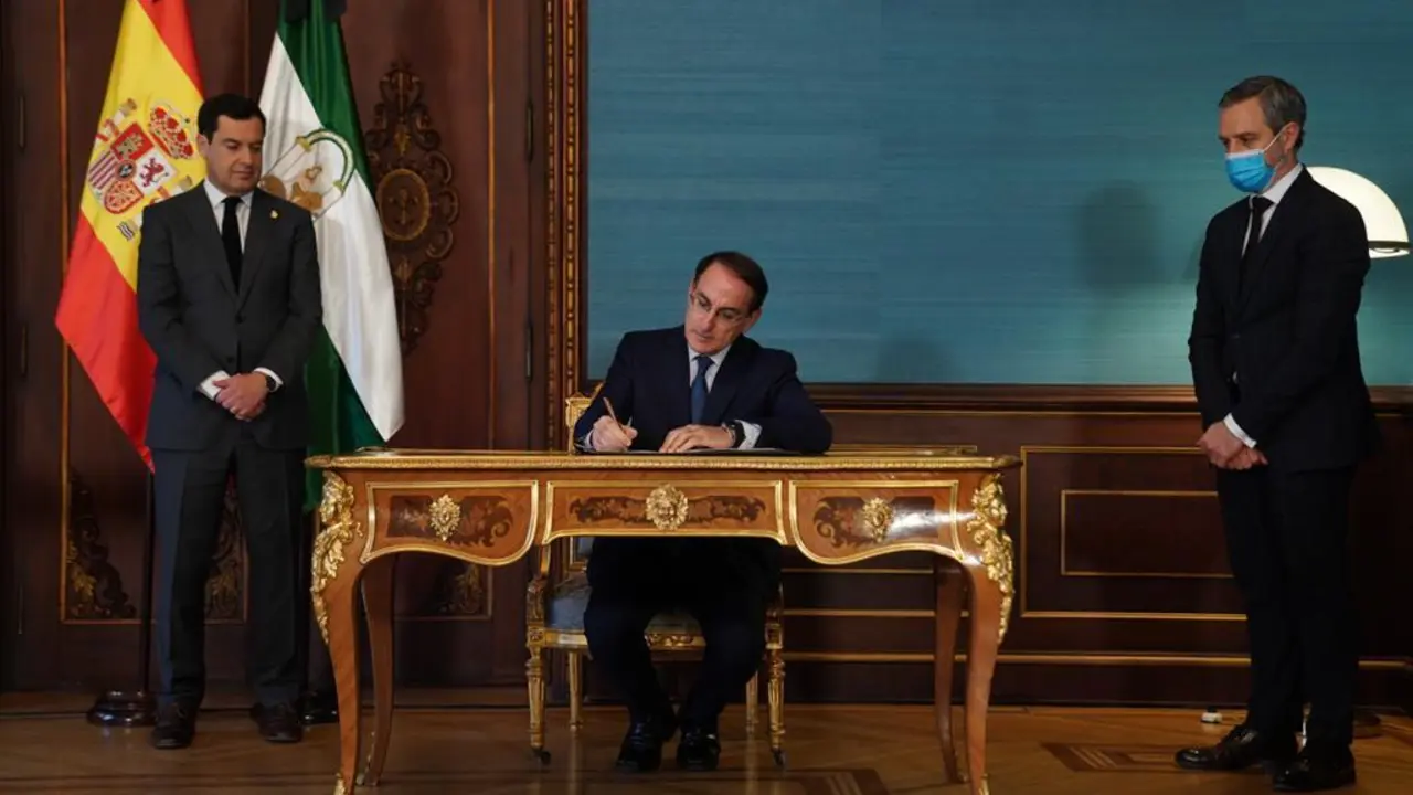 Firma del acuerdo. - AI