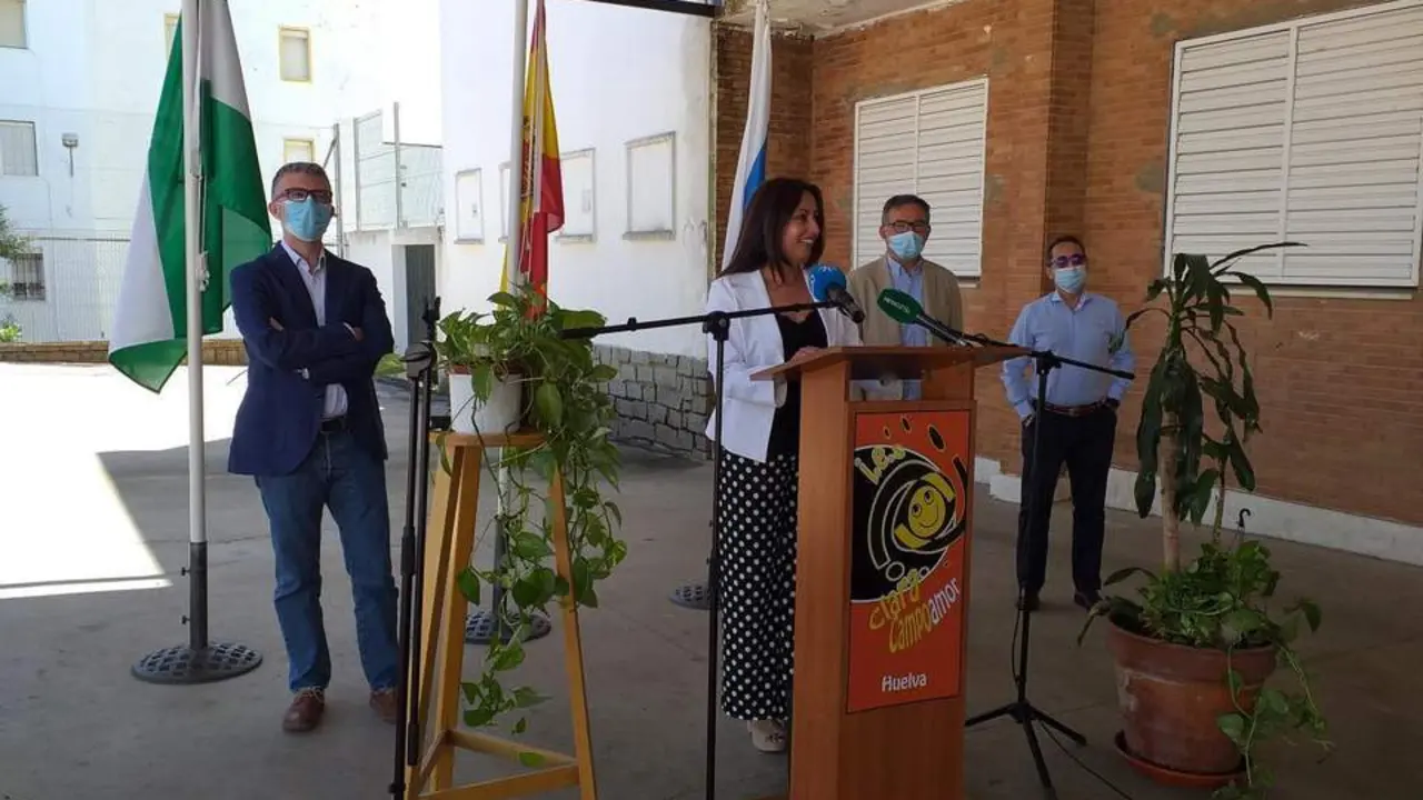 La delegada en el IES Clara Campoamor. - VH