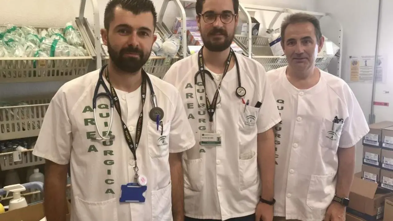 Doctores Fole, Cruz y Parma del Hospital Torrec&aacute;rdenas de Almer&iacute;a - Junta de Andaluc&iacute;a
