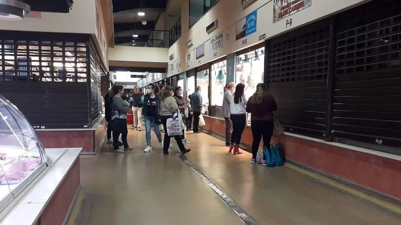 Foto de archivo del Mercado de Abastos. - 
