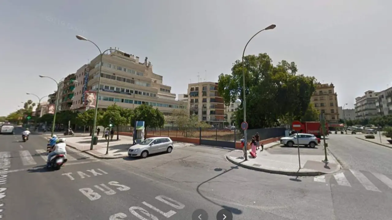 El solar del equipo qur&uacute;rgico, en 2019. - GoogleMaps.