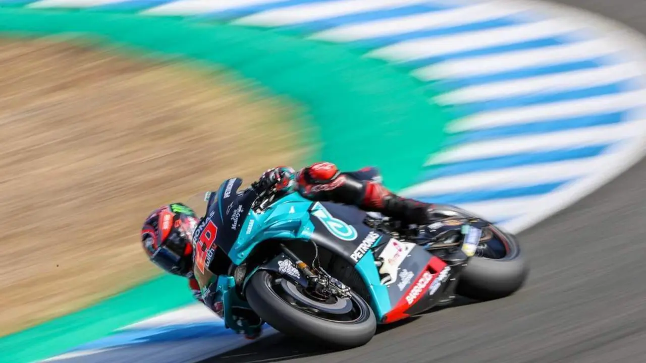 Fabio Quartararo, el pasado domingo en pista - Circuito de Jerez